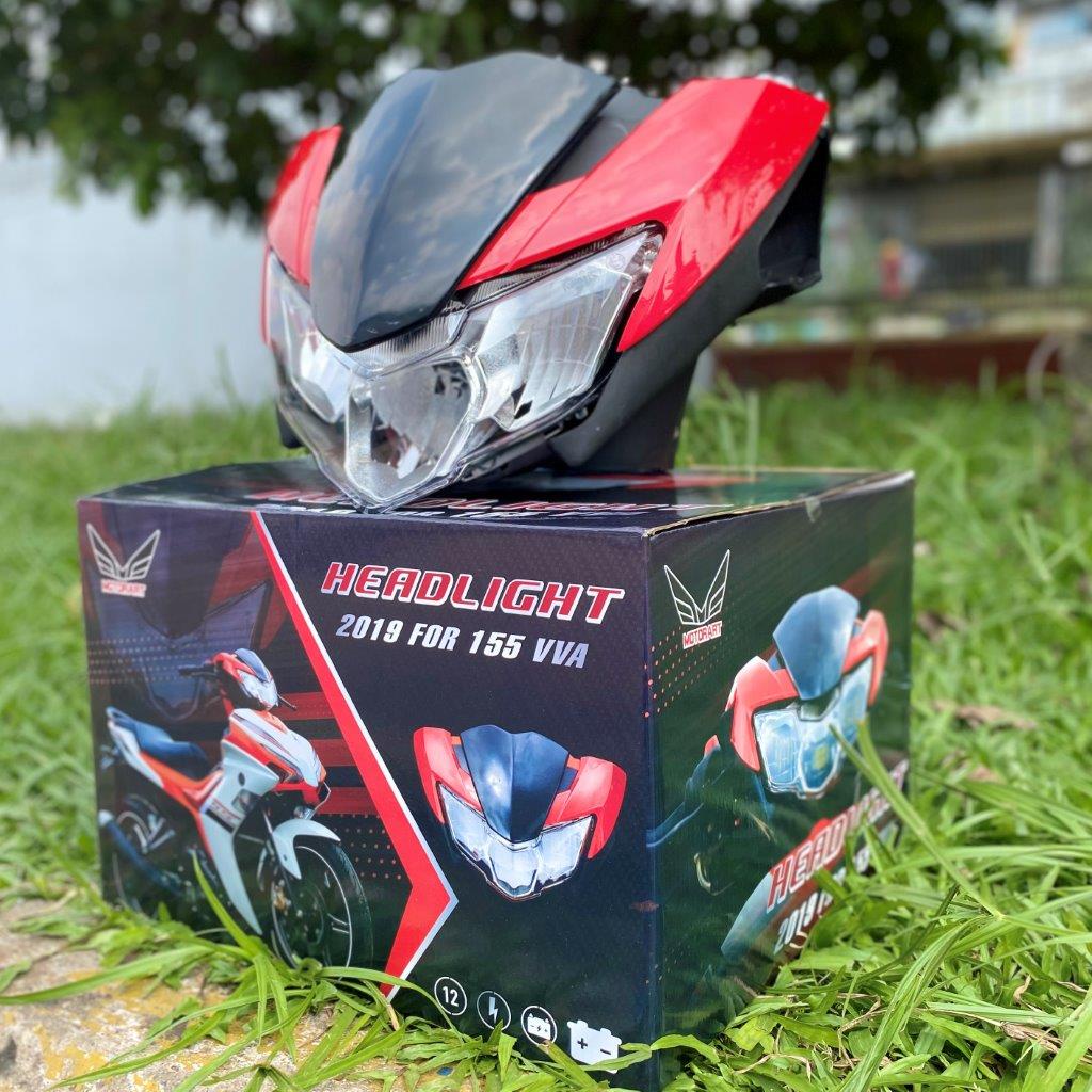 Bộ đầu đèn Exciter 155 mẫu Exciter 2019 lắp như zin.