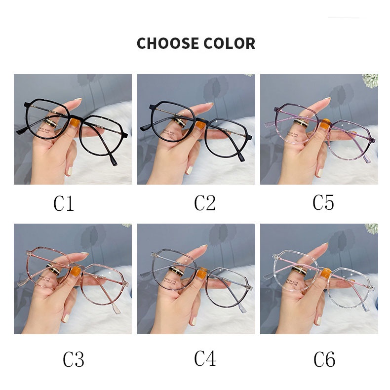 Mắt Kính TR90 Chống Bức Xạ Phong Cách Hàn Quốc Dành Cho Nữ