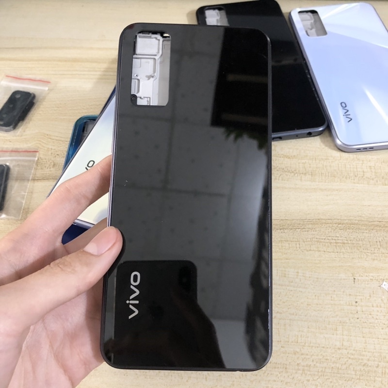 Combo Màn Hình + Bộ Vỏ Vivo Y20/ Y12s / Y20s Zin Hàng Cao Cấp.( Tặng keo dán )
