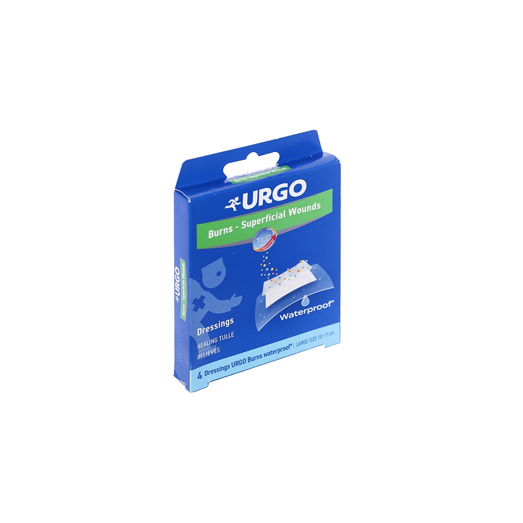 Băng cá nhân tiệt trùng, chống thấm nước Urgo Burns Waterproof
