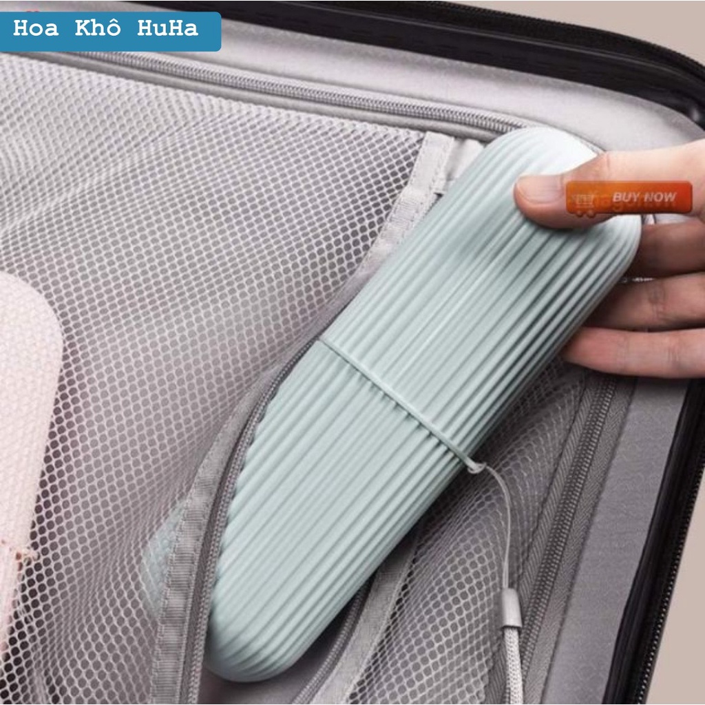 Hộp đựng bàn chải, kem đánh răng, cốc đánh răng du lịch đa năng tiện dụng