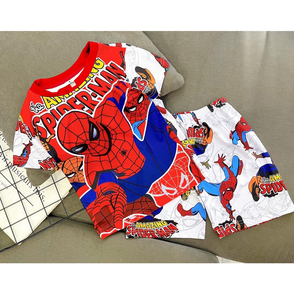 Bộ đồ bé Trai in hình 3D (8-40Kg) chất liệu mềm mịn thoáng mát được các bé Trai yêu thích Bán Chạy Nhất