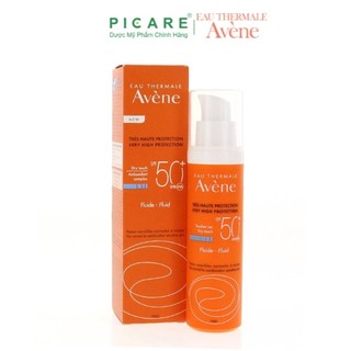 Kem chống nắng cho da thường, da hỗn hợp Avene Very High Protection Fluid SPF 50+ 50ml