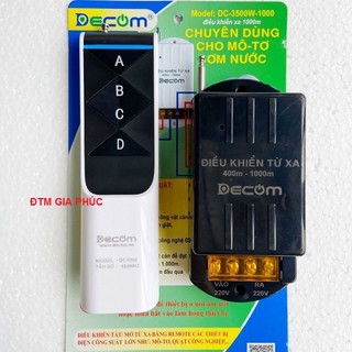 [3500W] ĐIỀU KHIỂN TỪ XA 1000M DÙNG CHO MÔ-TƠ BƠM NƯỚC