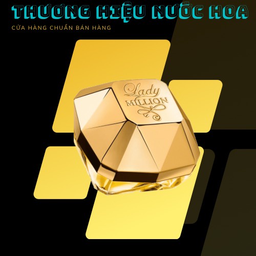 Nước hoa chính hãng Paco Rabane Lady Million Edp Test 5ml/10ml/20ml ✰Ɓắp