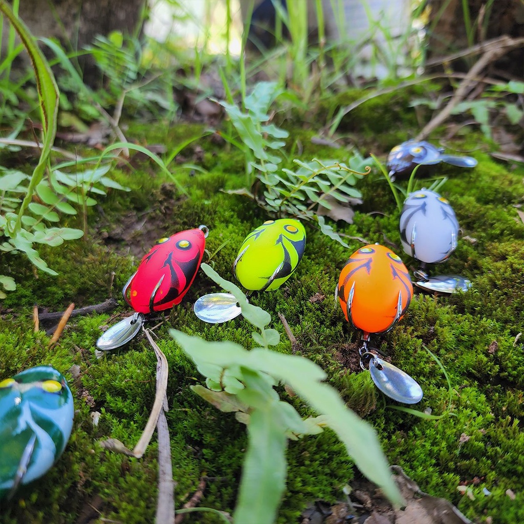 Mồi lure nhái hơi săn mồi cá lóc, cá quả các loại cá ham ăn, nhái hơi VENOM 3.5cm nặng 5g M26