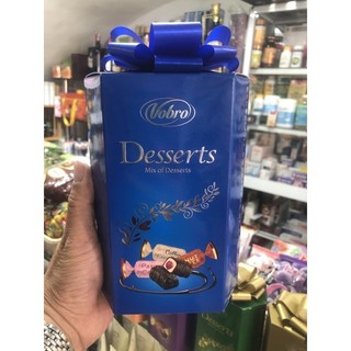Socola vobro Desserts hộp nơ xanh 185g