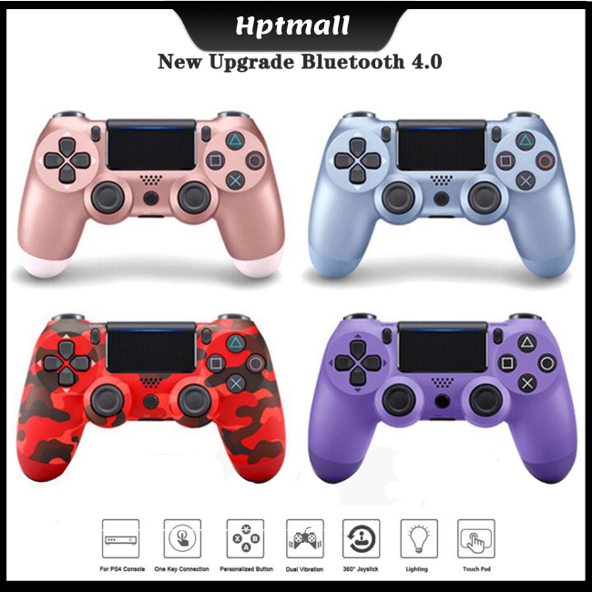Tay Cầm Điều Khiển Chơi Game PS4 Bluetooth Không Dây Dành Cho 4 Game Máy Tính PC