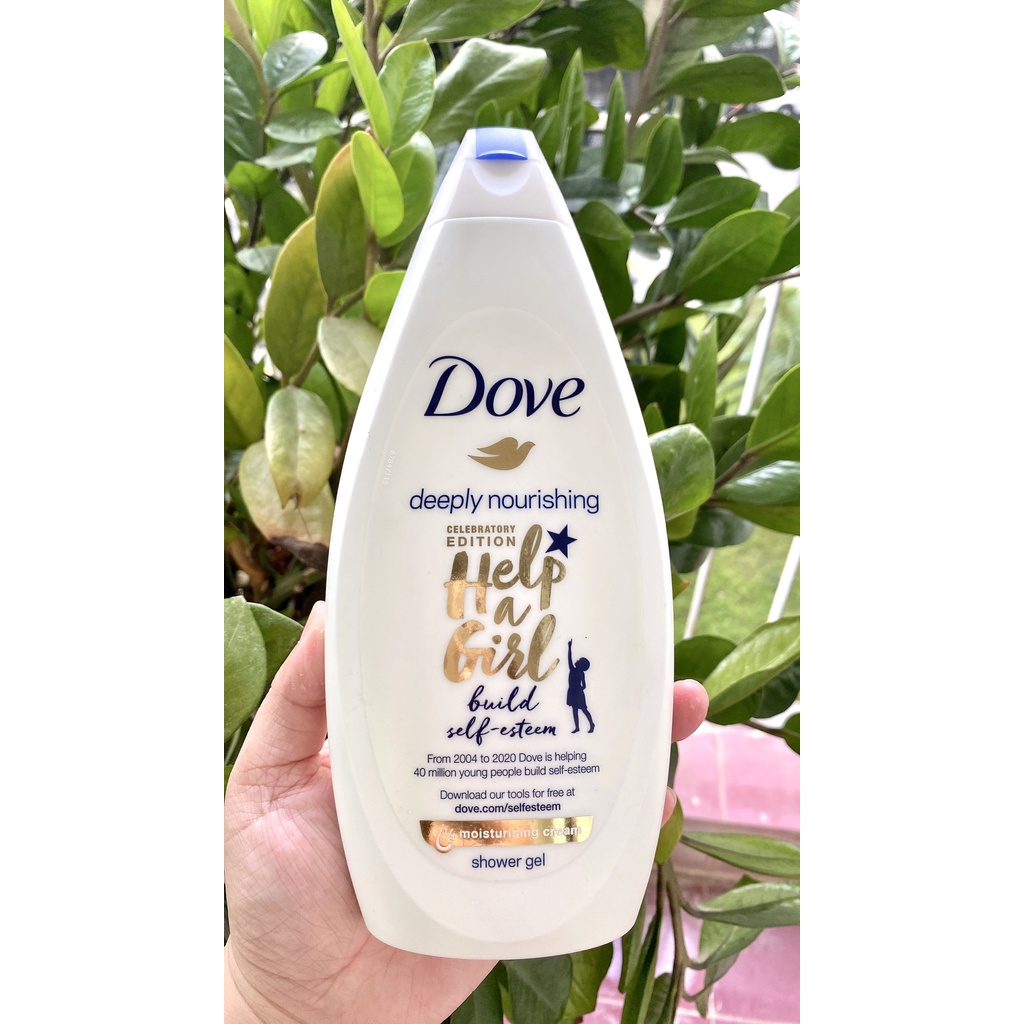 Sữa tắm DOVE cấp ẩm, làm sáng mịn da, hương thơm dịu nhẹ, hàng nội địa Đức,