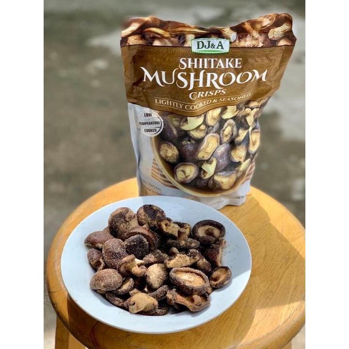 Snack Nấm Hương Sấy Giòn DJ&A - Snack Nấm Hương Sấy Khô Đủ Vị, Hàng Úc Nhập Khẩu, Không GMO, Ăn Chay Được Gói 65g