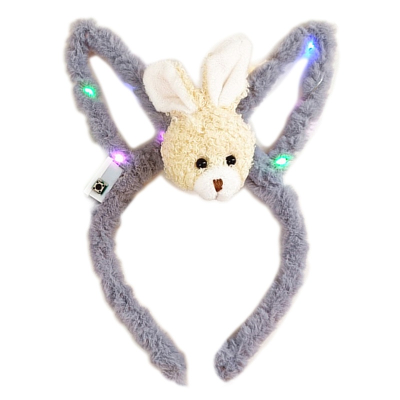 Băng Đô Tai Thỏ Có Đèn LED Phát Sáng Mừng Năm Mới