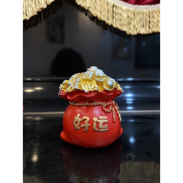 Set Mèo thần tài trang trí phòng khách lì xì