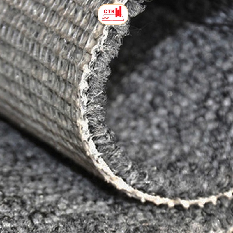 Tấm lót chân chống xe máy mặt len, đế bố 40cm x 20cm