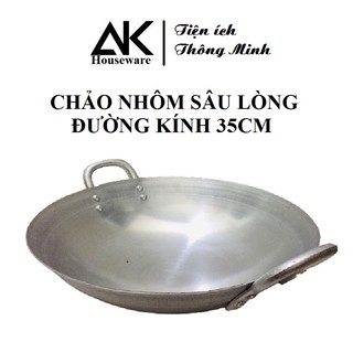 CHẢO NHÔM XÀO SÂU LÒNG 35X40CM