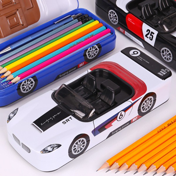 Hộp Bút Chì Hai Lớp Đa Năng Hình Yêu Tinh Sáng Tạo Cho Học Sinh Tiểu Học / Tiểu Học / Bé Trai Lớp 1-3