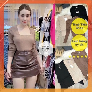 Chân váy da rút dây hàng Quảng Châu loại 1