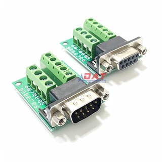 Mạch Giao Tiếp DB9 Male RS232 Ra Chân Domino
