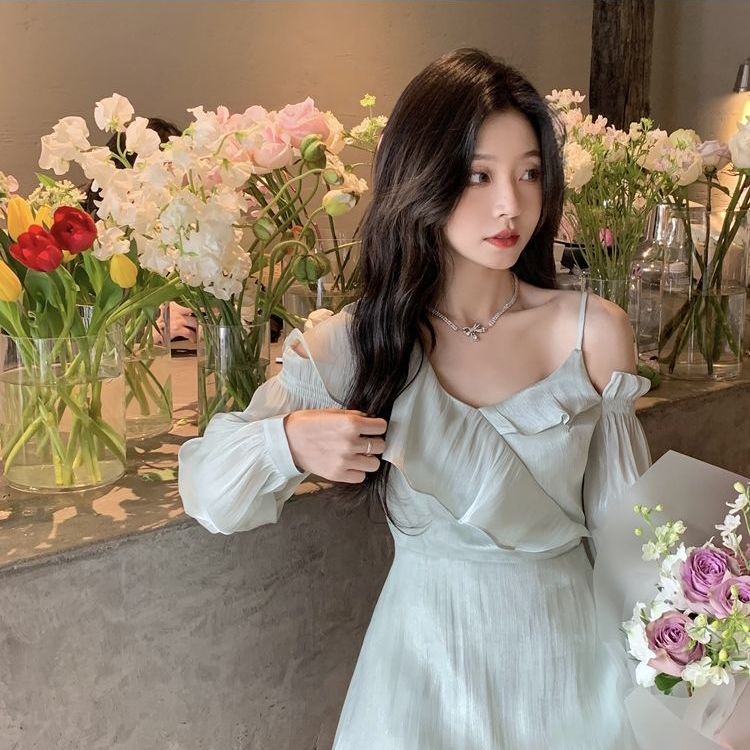 Đầm Hai Dây Mùa Xuân Hè 2022 Phong Cách Ngọt Ngào Siêu Nữ Tính