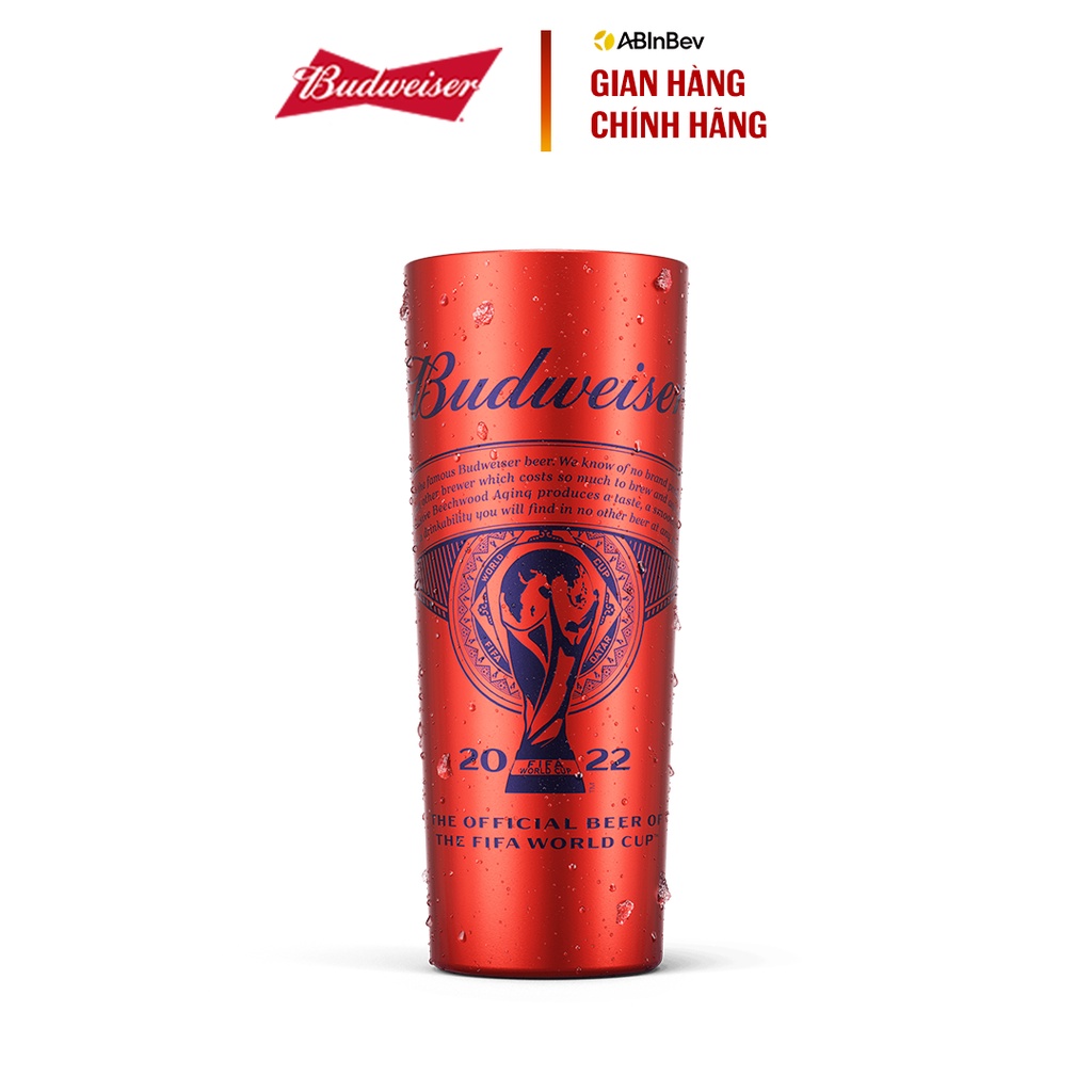 Ly nhôm Budweiser - Đổi Màu Khi Lạnh