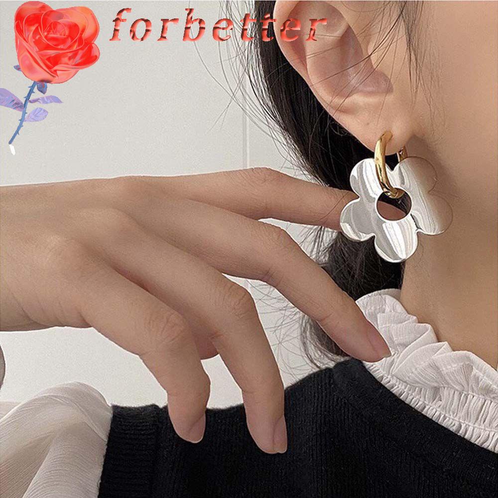 Khuyên Tai Hình Hoa Đính Đá Phong Cách Thời Trang Hàn Quốc Cho Nữ|Khuyên Tai Hình Tròn Đơn Giản Nhiều Màu Sắc