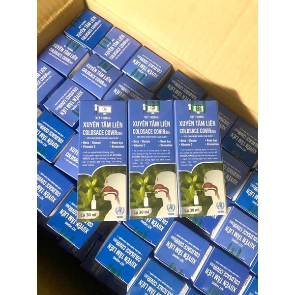XỊT HỌNG XUYÊN TÂM LIÊN COLDSACE COVIR365 KEO ONG NHẬP KHẨU HÀN QUỐC
