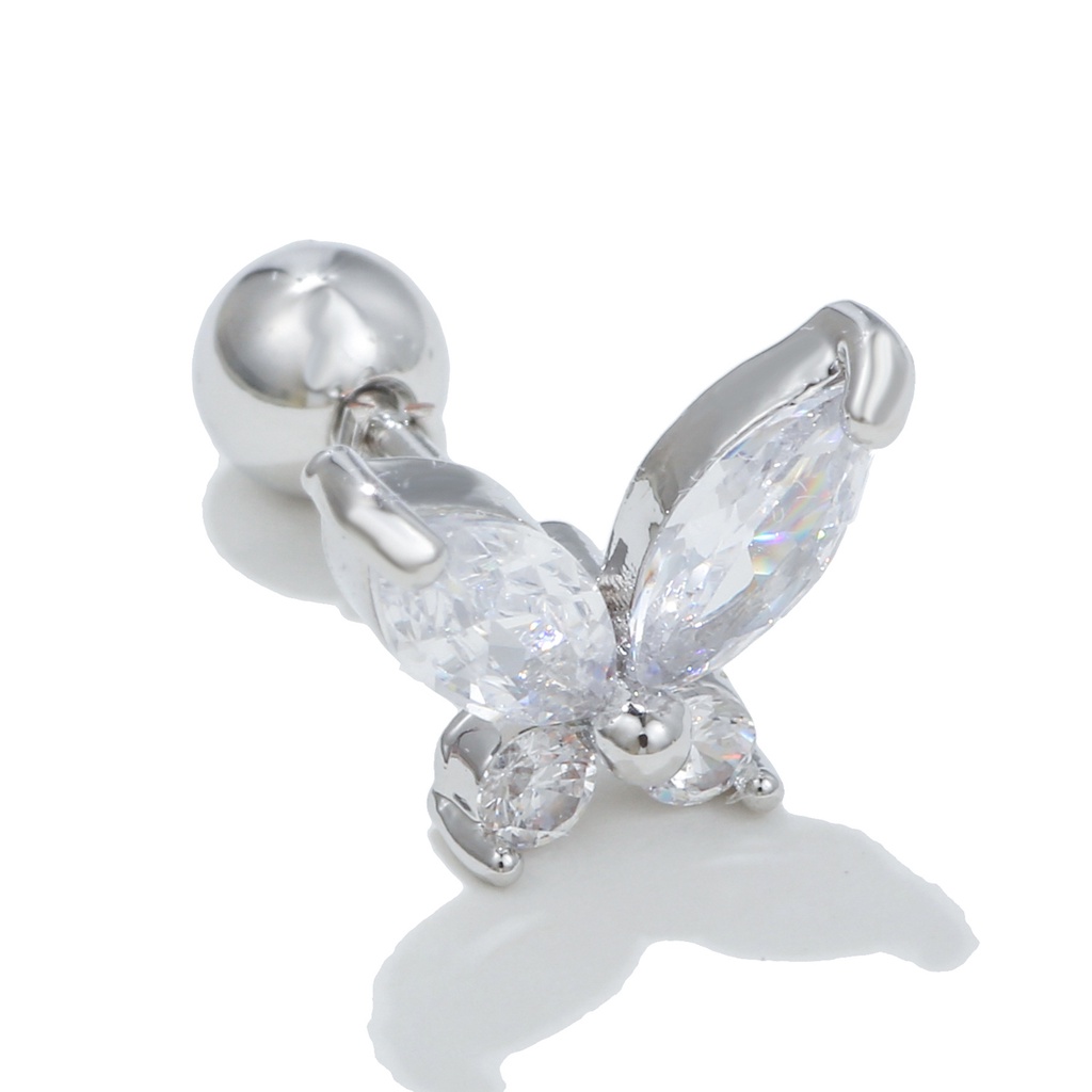 Bông tai S925 Bông tai vương miện bạc Không gây dị ứng Bông tai Nữ Trang sức thời trang