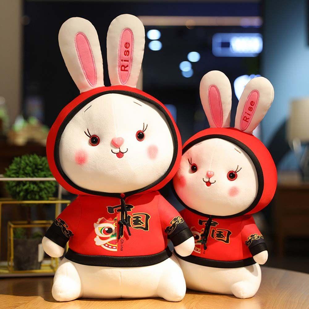 ANEMONE Thỏ Nhồi Bông Mềm Mại Làm Quà Tặng Sinh Nhật / Năm Mới