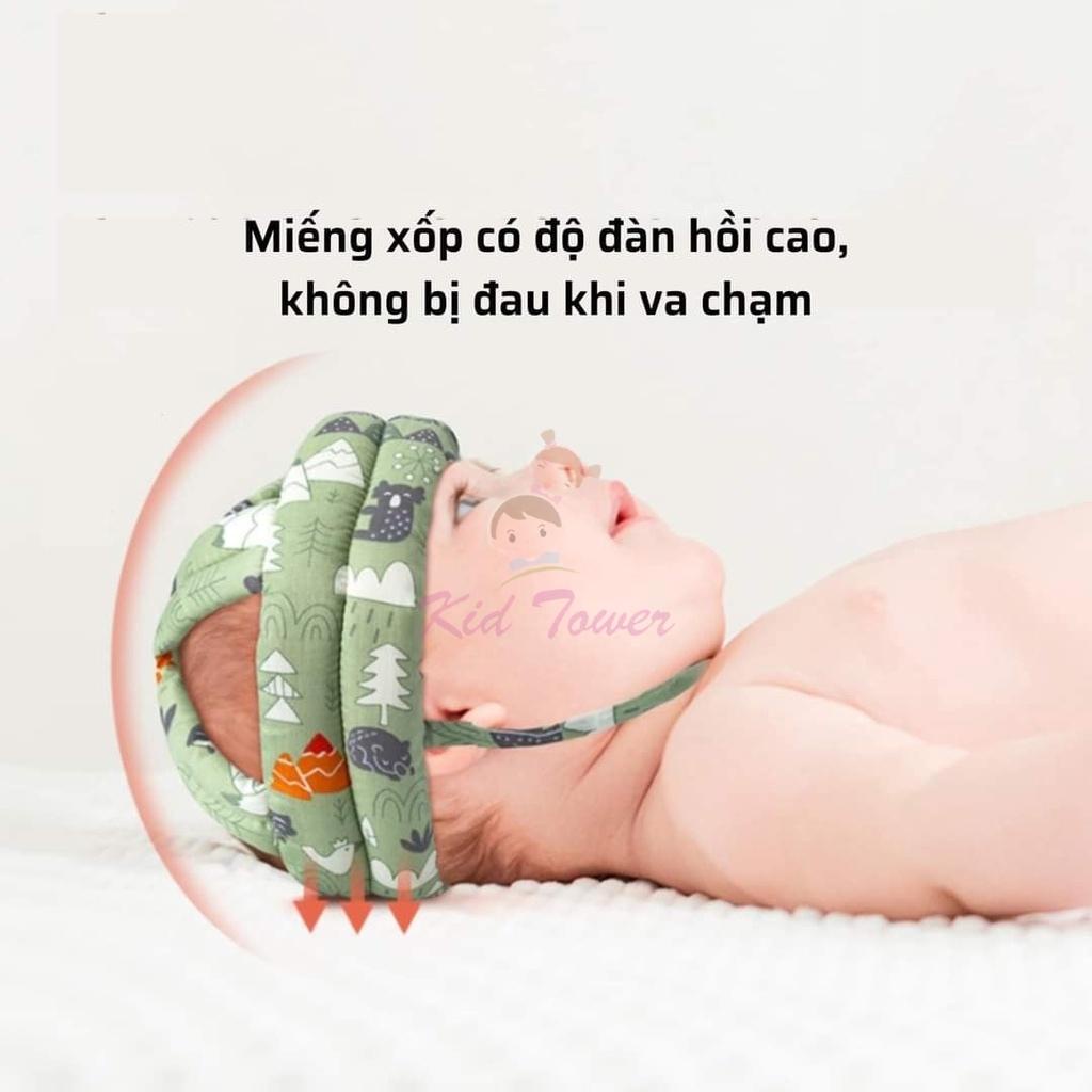 Mũ bảo vệ đầu cho bé tập đi tập bò