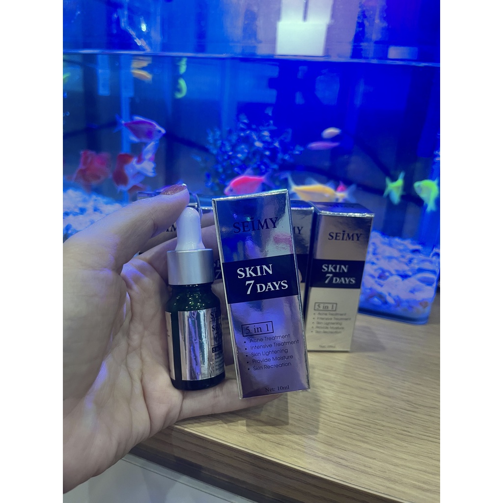 SEIMY SKIN 7 DAYS  . Seimy Skin 7days 5in1 Giảm Mụn Thâm Rỗ Serum 10ml