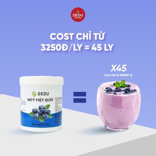 Mứt việt quất dedu 1.3kg