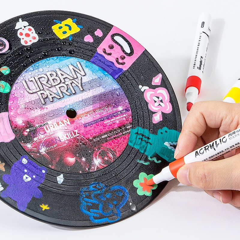 ( 36 Màu ) Bút Acrylic Marker Có Thể Vẽ Lên Nhiều Chất Liệu GUBH02272