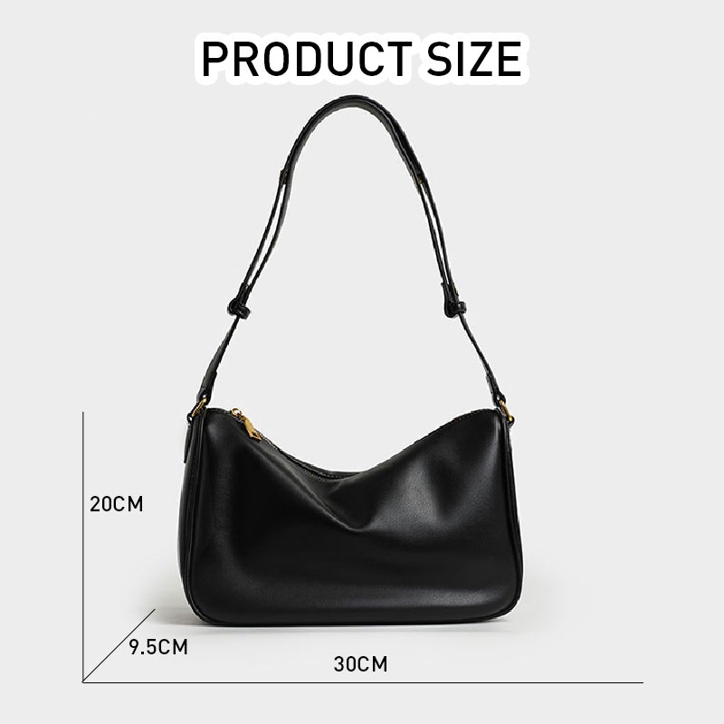 Mischa Túi Đeo Chéo Vai Bằng Da PU Mềm Màu Trơn Có Thể Điều Chỉnh Thời Trang Hàng Mới