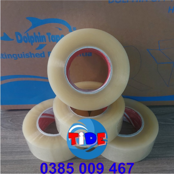 1 cuộn Băng dính trong 47mm x 500g đóng gói hàng hóa – Băng keo trong OPP chuyên dùng trong công tác đóng gói – Lõi giấy
