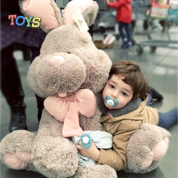 Thú Nhồi Bông Hình Thỏ Dễ Thương Cho Bé