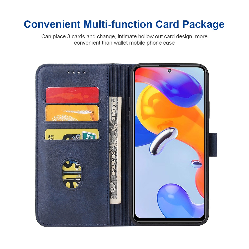 Ốp Lưng Điện Thoại Dạng Ví Da Lật Dành Cho Redmi Note11 Pro 5G Xiaomi Redmi Note 11 Pro Readmi Not 11S 4G 5G
