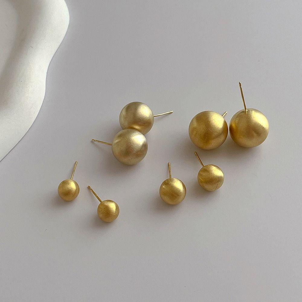 Khuyên Tai Hình Học Bằng Đồng Phong Cách Hàn Quốc Thời Trang Cho Nữ