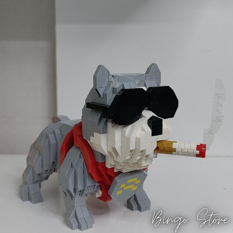 MÔ HÌNH LẮP RÁP CHÓ PUG 998 CHI TIẾT  CỰC HẤP DẪN VÀ DỄ THƯƠNG