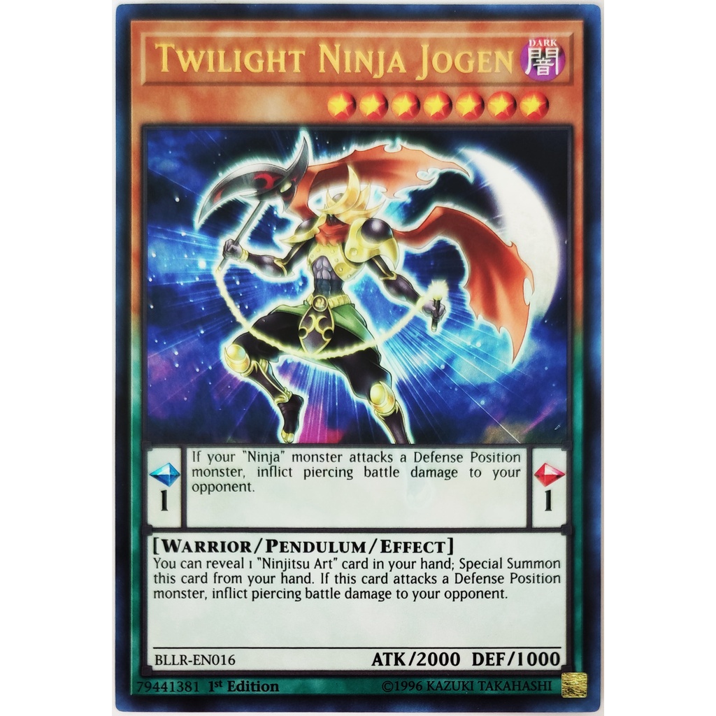 [Thẻ Yugioh] Twilight Ninja Jogen |EN| Ultra Rare