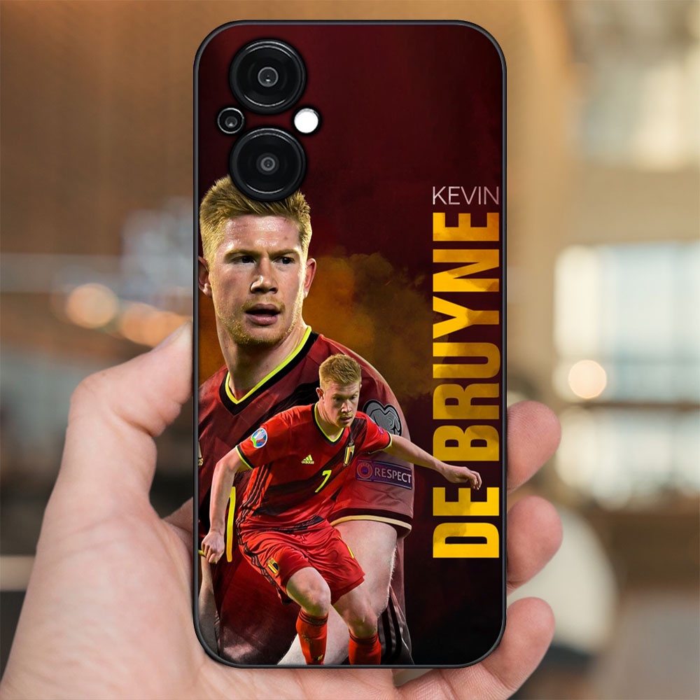 Ốp lưng Oppo Reno 8Z 5G viền đen in hình Kevin De Bruyne Manchester City MC