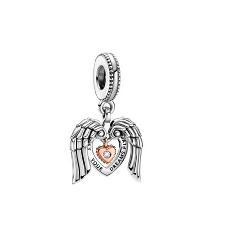 PANDORA Mặt Dây Chuyền Bằng Bạc 2022 Dùng Làm Trang Sức DIY