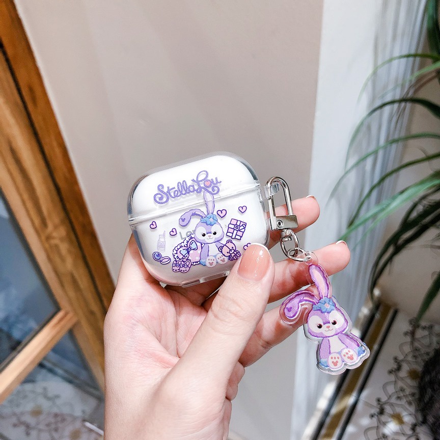 Vỏ bảo vệ tai nghe Lenovo LP40 Pro hoạt hình trong suốt