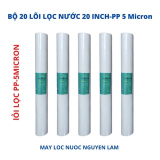 Lõi Lọc Nước 20 Inch PP-5 Micron  - (Lõi Lọc Thô Số 1)