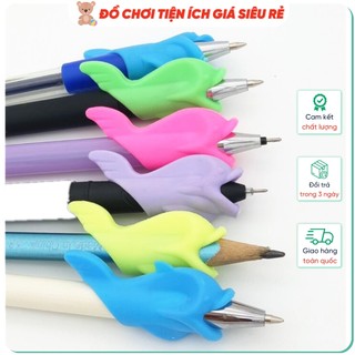 Bộ đệm tay cầm bút 💥 giá tốt 💥 set 10 đệm cá heo hỗ trợ cầm bút chắc chắn cho bé