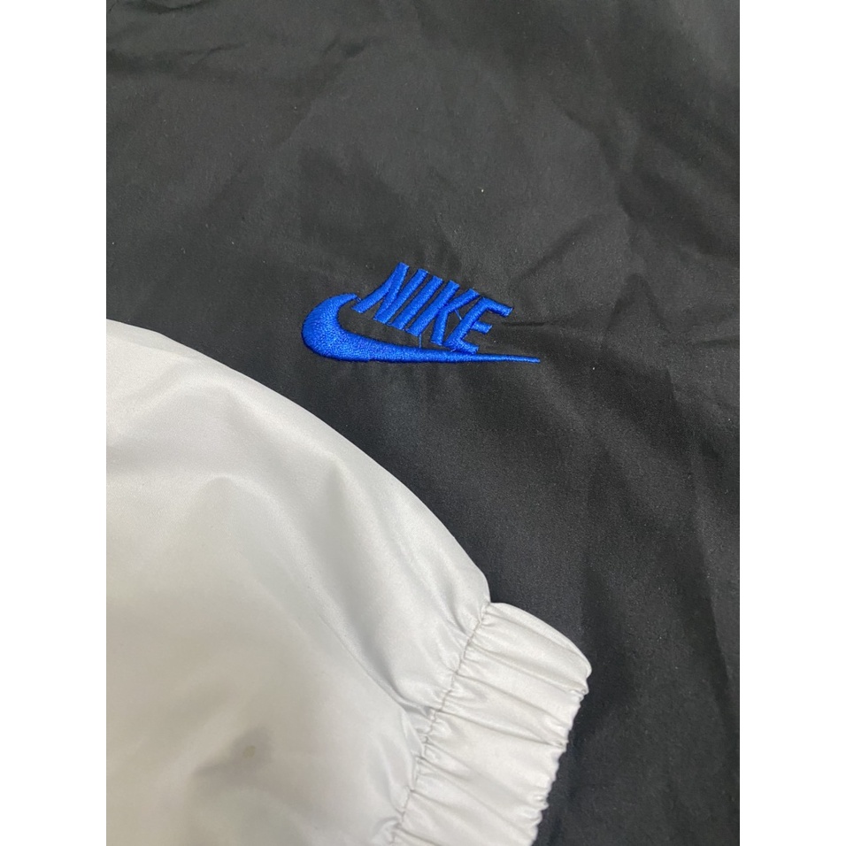 Áo Khoác Jacket Nike Swoosh Vintage Logo Thêu To Nam Nữ Vải Dù 2 Lớp Cao Cấp LBsar