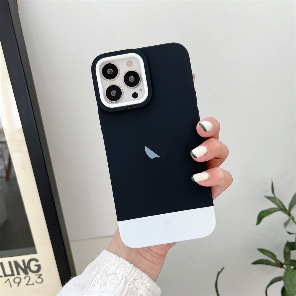 Ốp Điện Thoại Silicon Mềm Chống Sốc In Logo Đơn Giản Cho IPhone 11 14 Pro Max 12 11 13 Pro Max