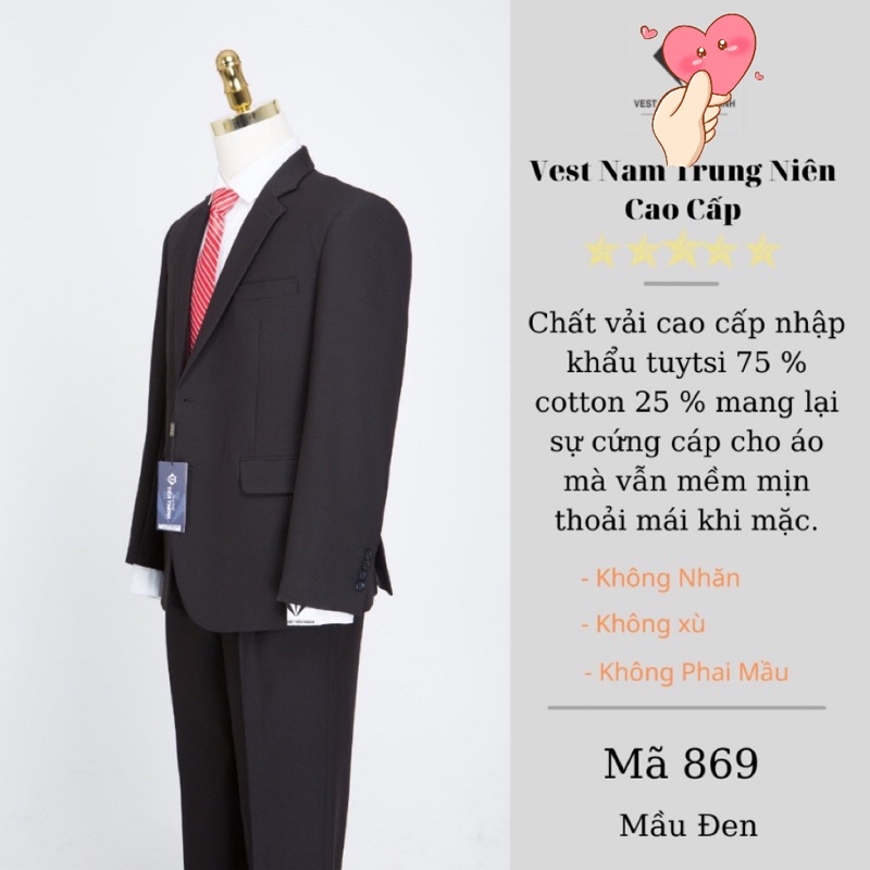 Vest nam trung niên cao cấp giá ưu đãi ( mua vest tặng áo sơ mi trắng , thắt lưng da cao cấp, cà vạt lụa…)