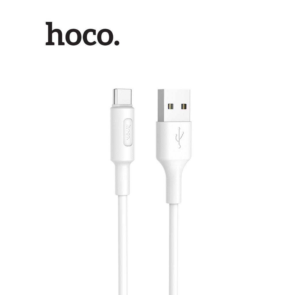 Cáp sạc Hoco X25 Type-C sạc nhanh dây PVC siêu bền tốc độ truyền tải data nhanh cho Android dài 100CM ( Trắng)