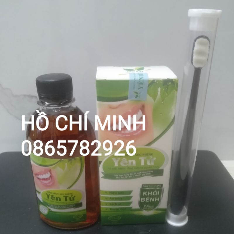 Combo 1 chai Súc miệng Yên Tử + 1 bàn chải