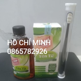 Combo 1 chai súc miệng yên tử + 1 bàn chải