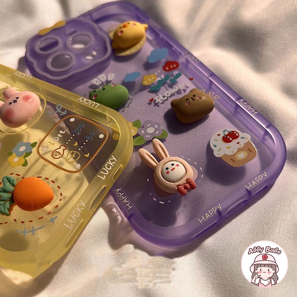 Ốp Điện Thoại TPU Mềm Chống Sốc In Hoạt Hình 3D Cho Iphone 11 7Plus 13 12 11 Pro Max X XS 12 13 XR